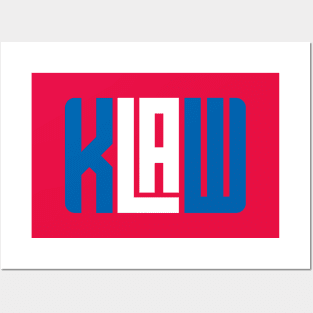 KLAW Logo - Red Posters and Art